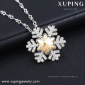 43219-cristaux de fabricant de bijoux fantaisie de Swarovski, collier avec flocon de neige